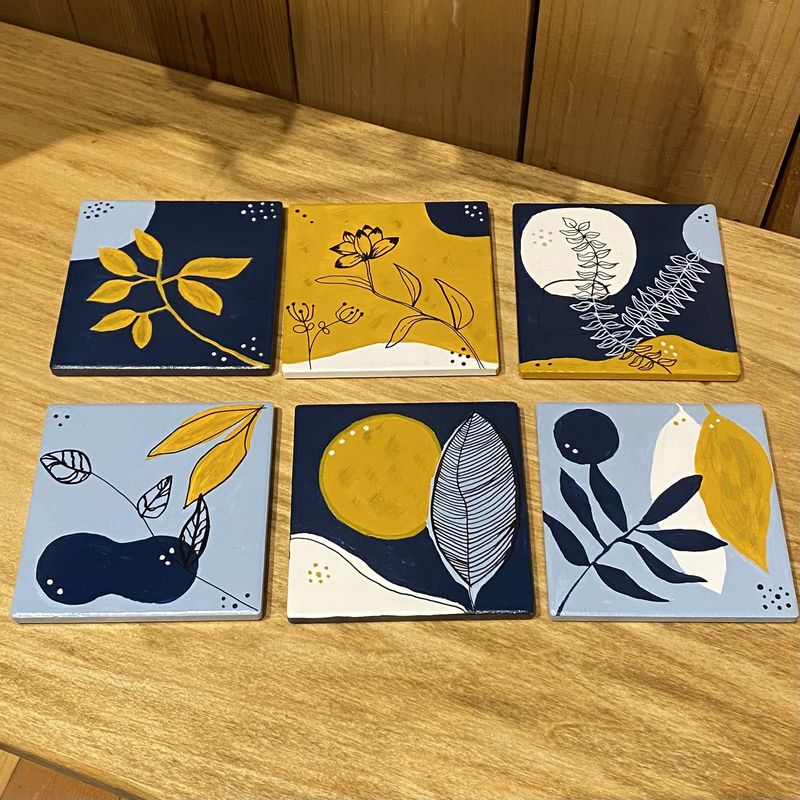 Wilson Coaster Set 6 PC Boho