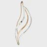 Steel Earrings Mini Angel Wing Gold-Filled