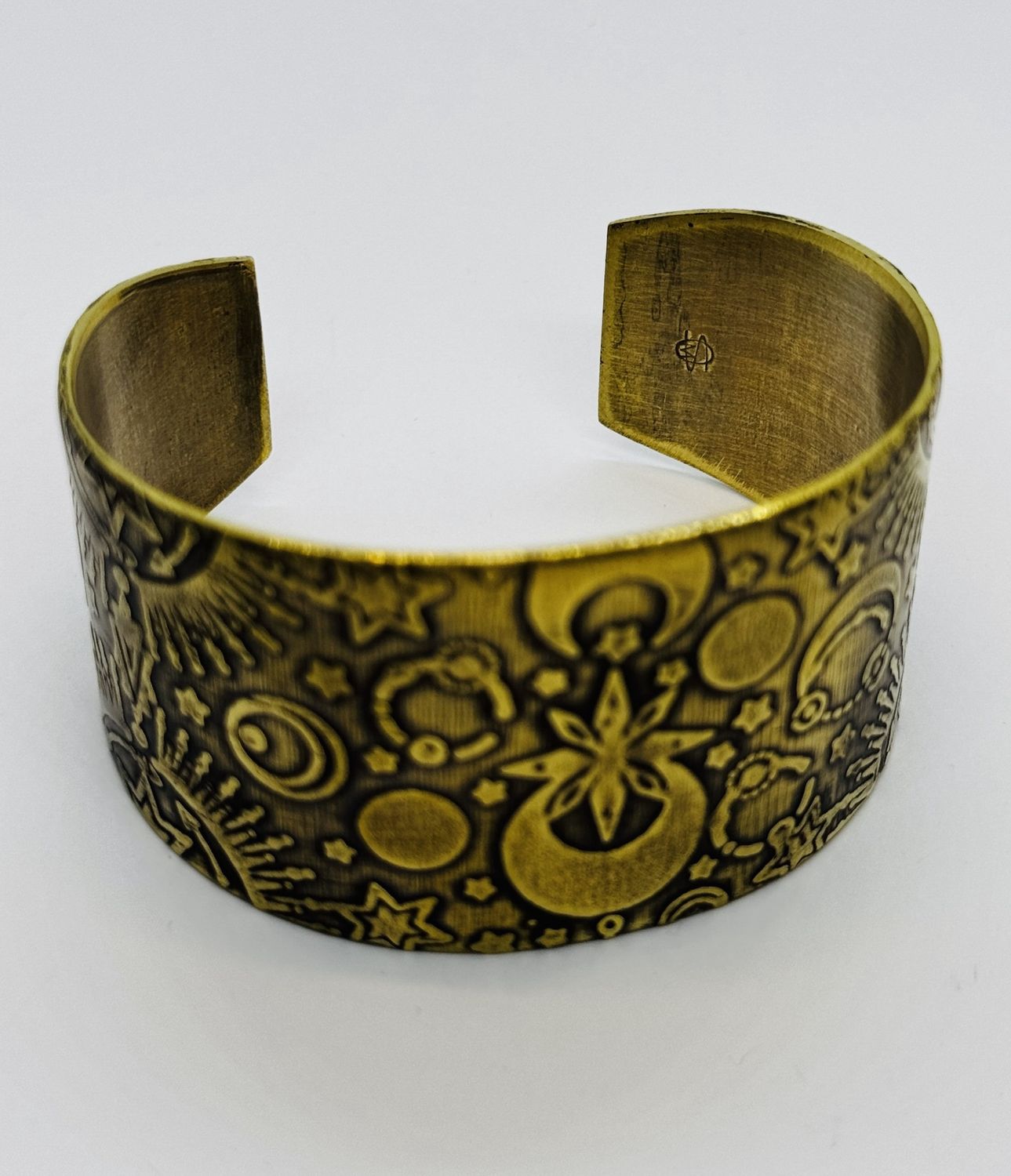 O&#39;Brien Cuff Brass 1-1/2&quot; Roll Printed Celestial Design
