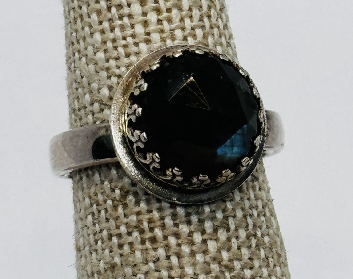 O&#39;Brien Ring Faceted Labradorite 5.5