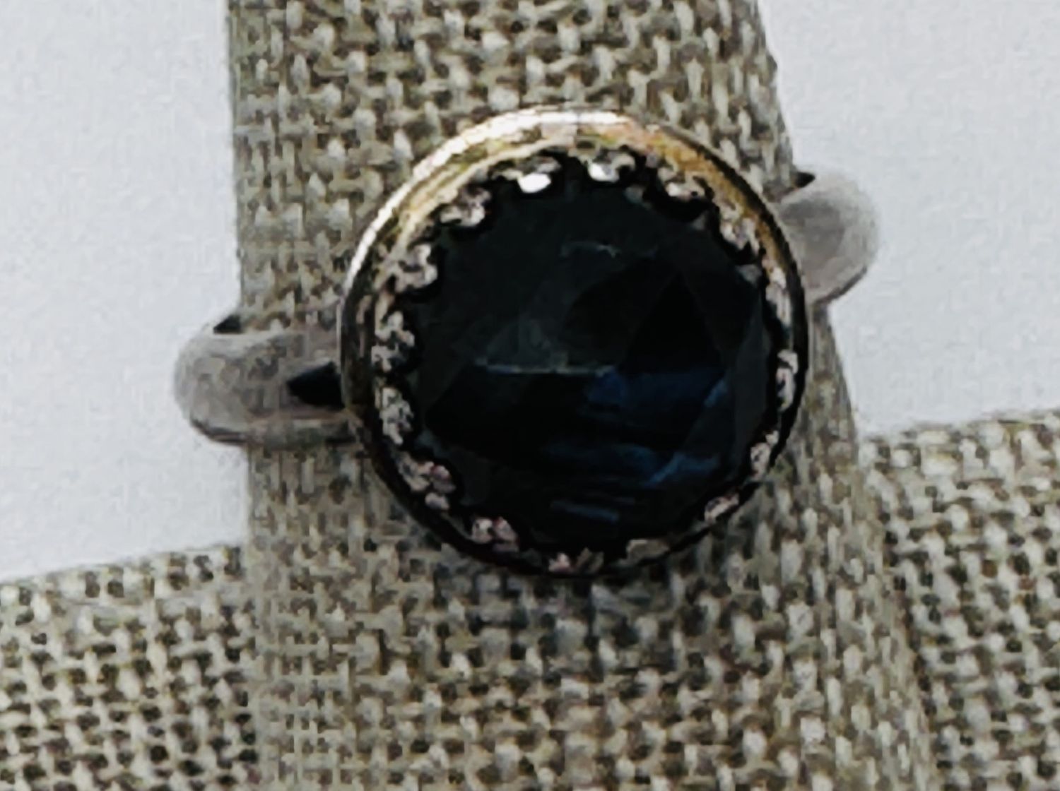 O&#39;Brien Ring Faceted Labradorite Bezel Set 6.75