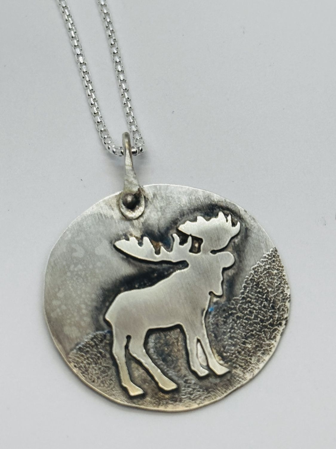Gonzales Necklace Silver Moose