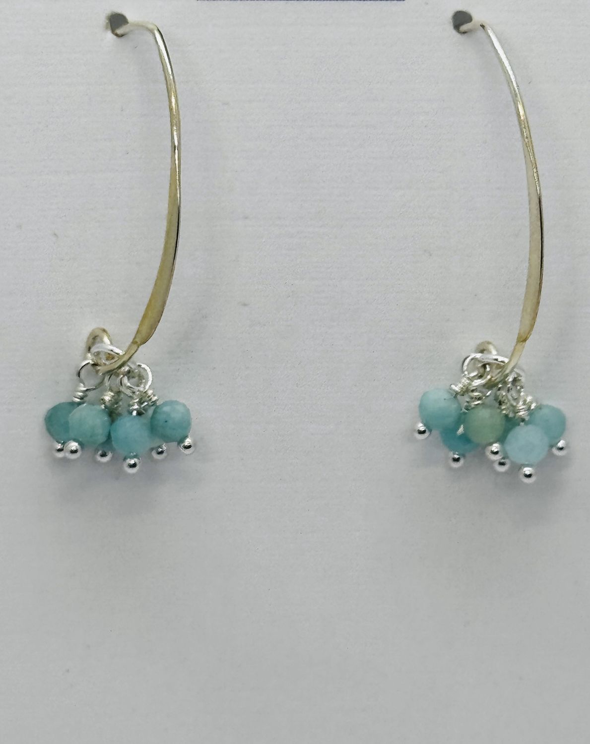 Estancia Earrings Amazonite Clusters