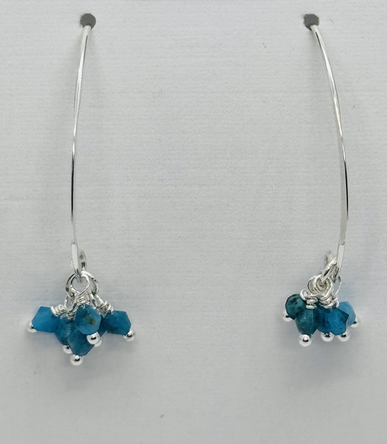 Estancia Earrings Apatite Cluster