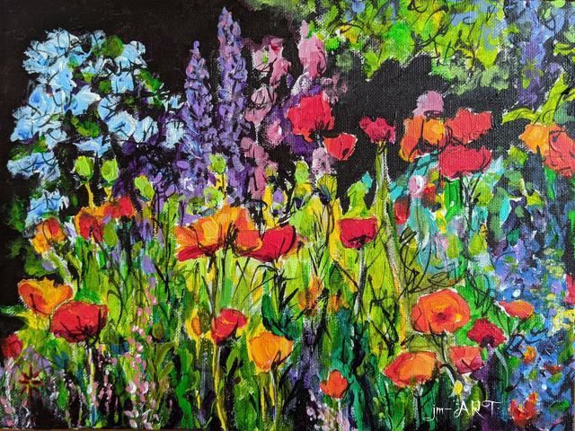 Traugott Print on Canvas &quot;Field Of Flowers&quot;