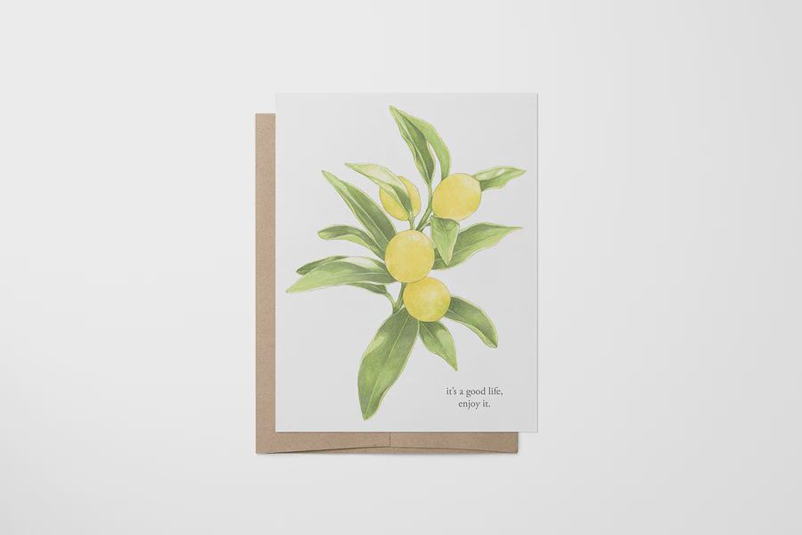 Vitticore Greeting Card Lemons