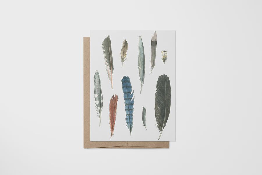 Vitticore Greeting Card Feathers