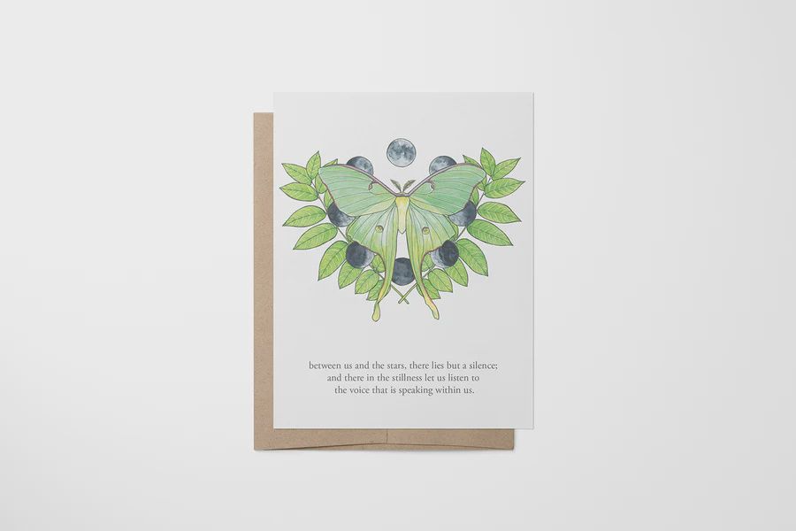 Vitticore Greeting Card Luna Moth