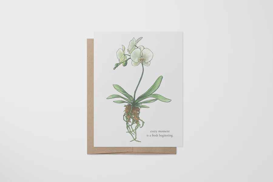 Vitticore Greeting Card White Orchid