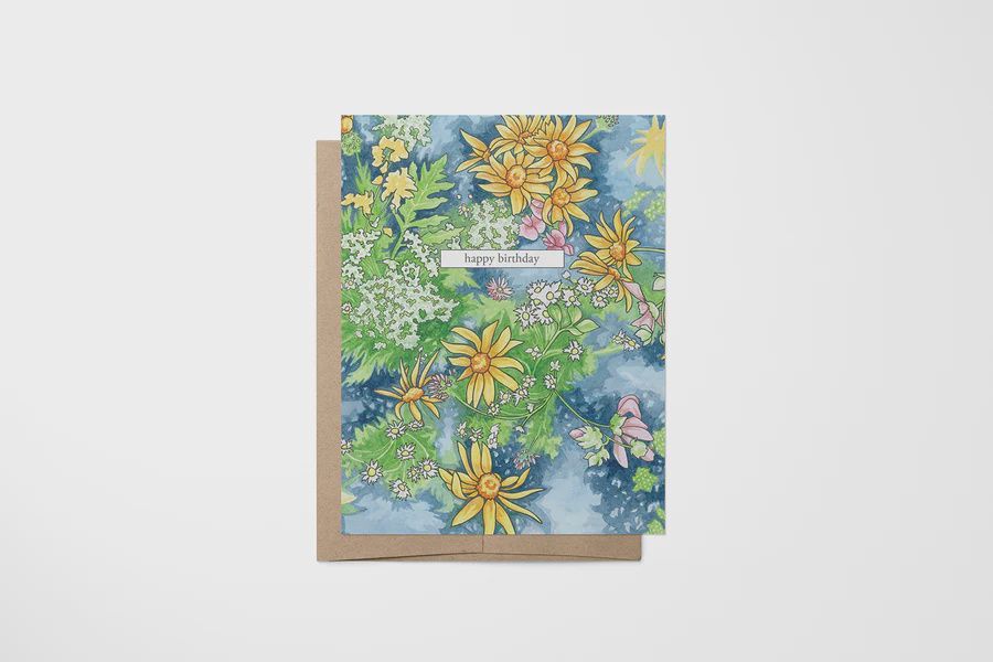 Vitticore Birthday Card Floral