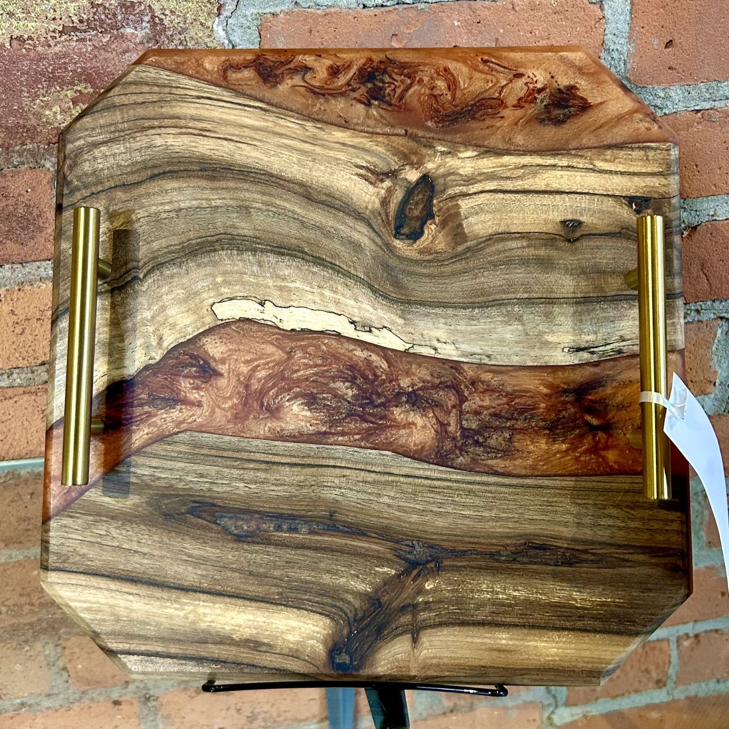 GM Charcuterie Board English Walnut Bronze &amp; Black