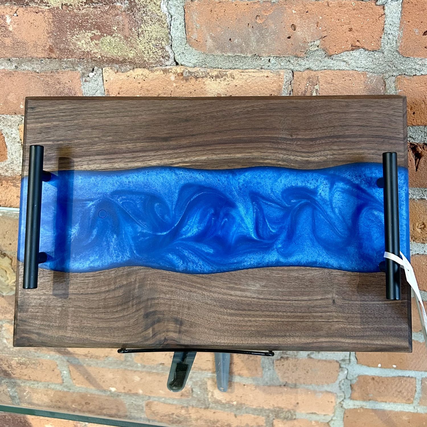 GM Charcuterie Board Walnut Cobalt