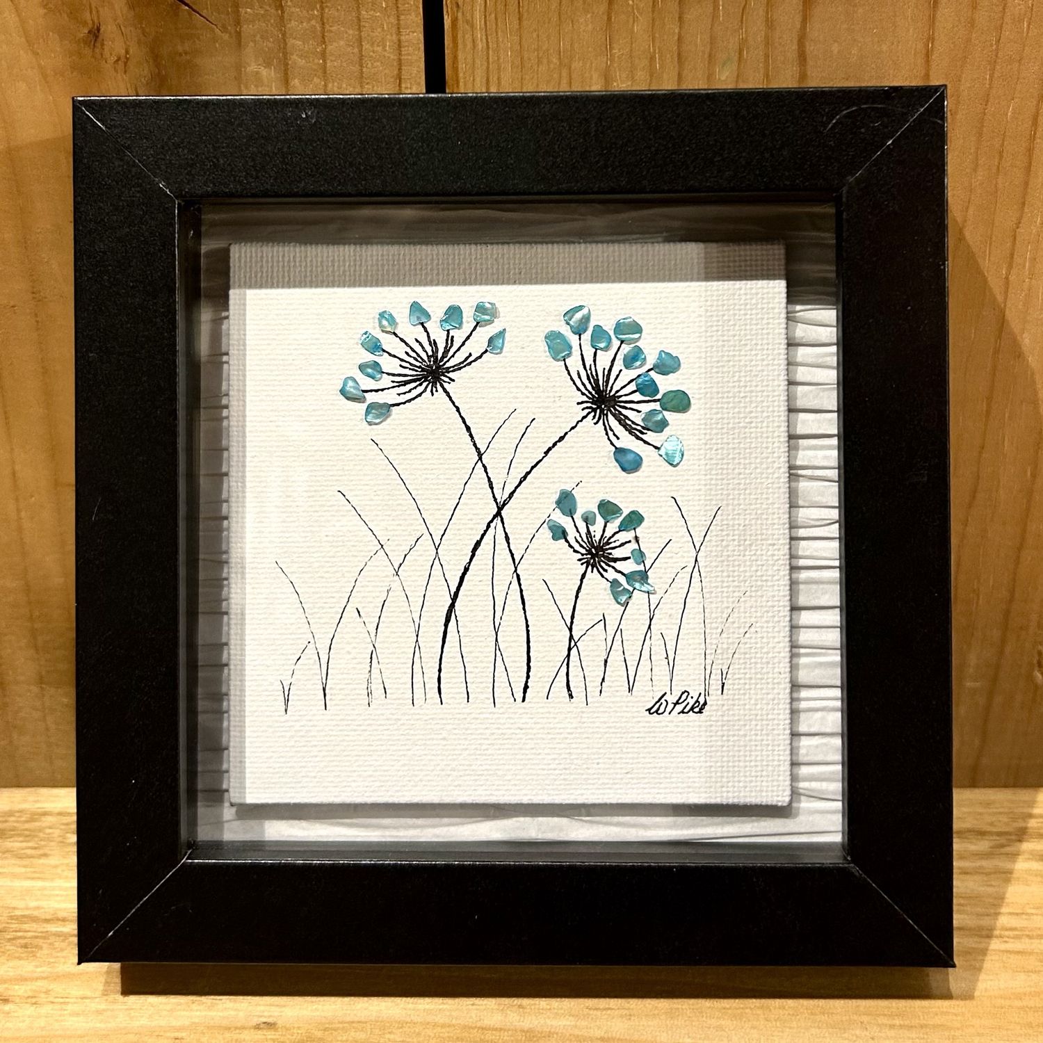 Pike &quot;Turquoise Dandelion&quot; 5x5