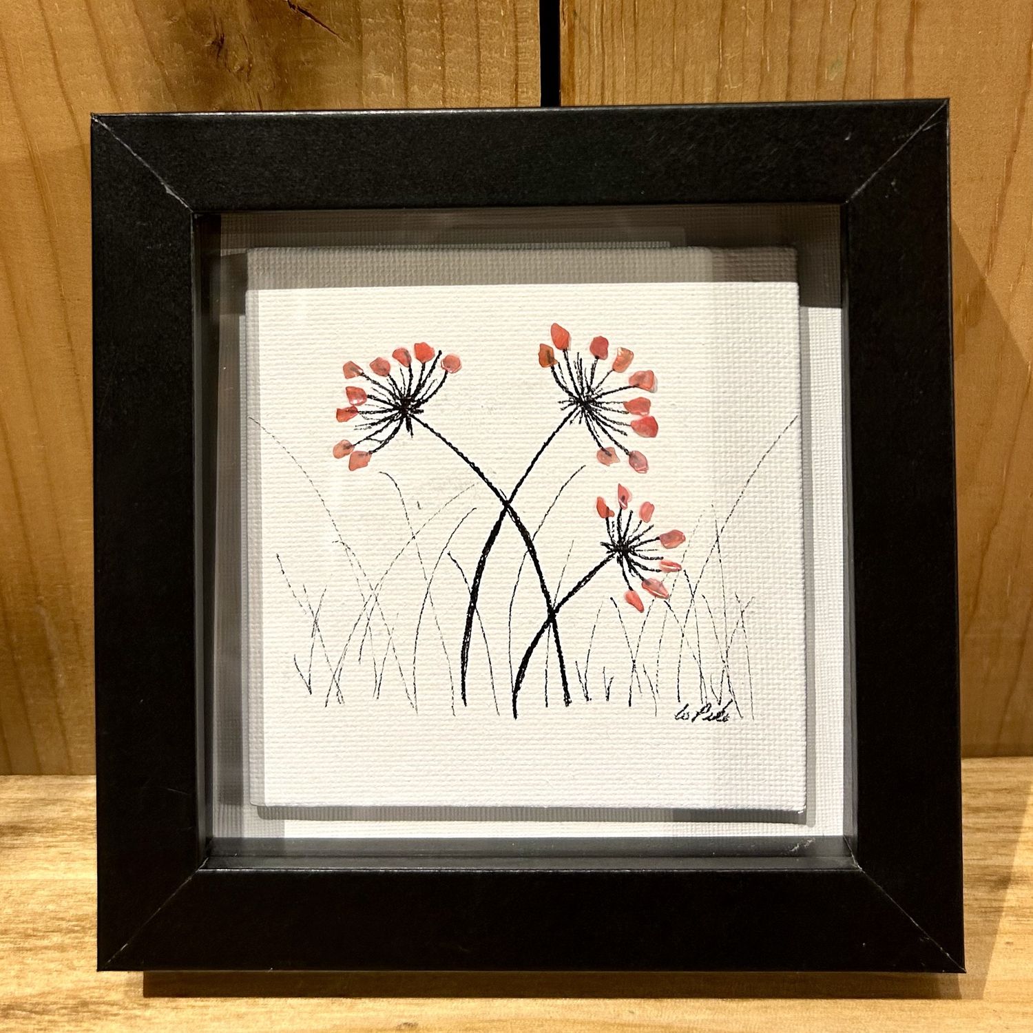 Pike Original &quot;Pink Dandelion 1&quot; 5x5