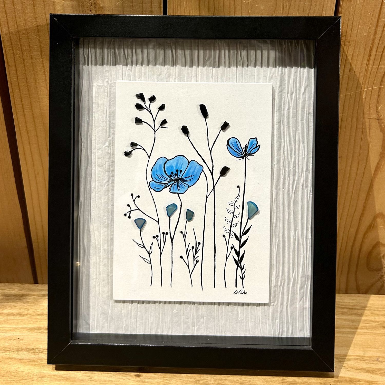 Pike Original &quot;Blue Poppy&quot; 9X11