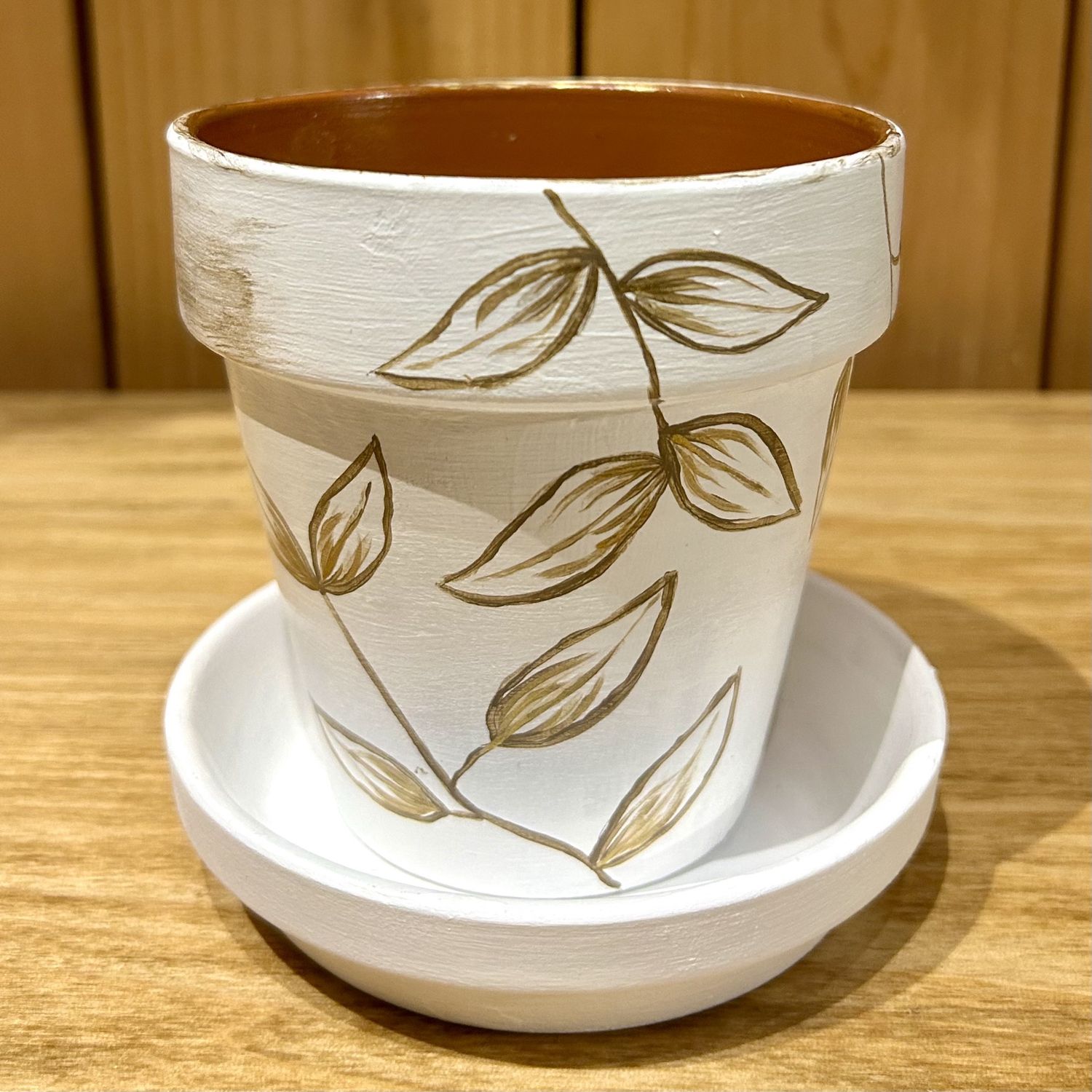 Wilson Planter Gold Leaf