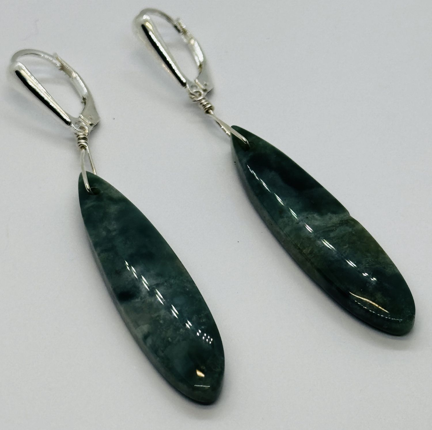 Otter Earring Mountain Jade Drops