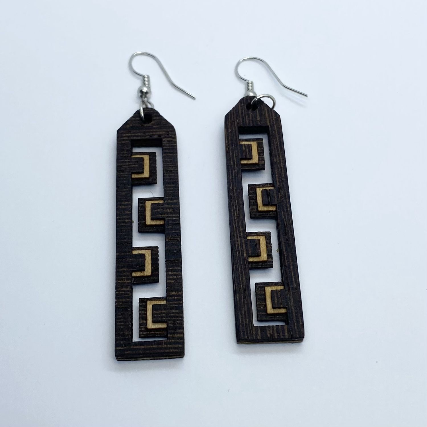 By Julius Earring Dark Layered Zigzag