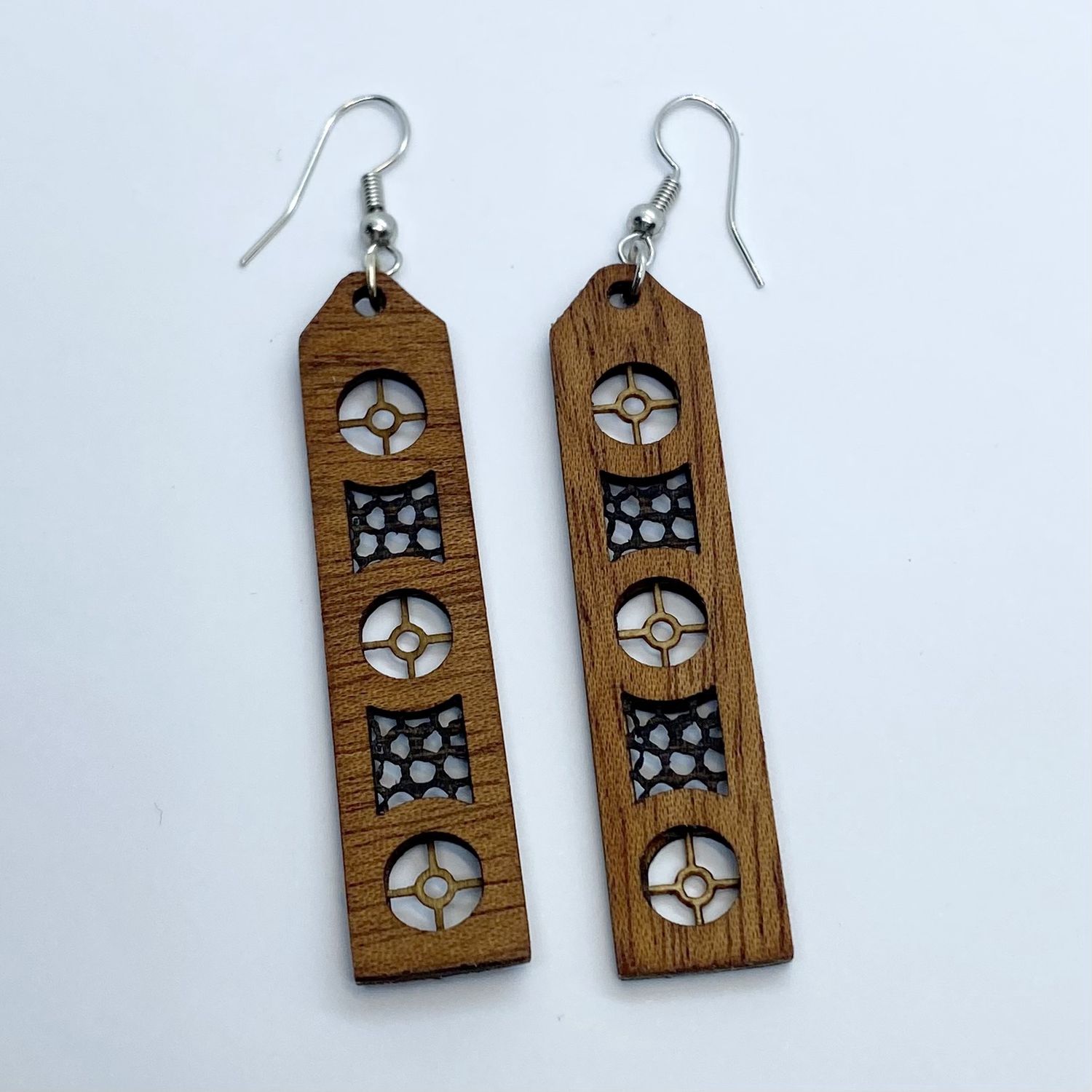 By Julius Earring Layered Circles Light/Dark