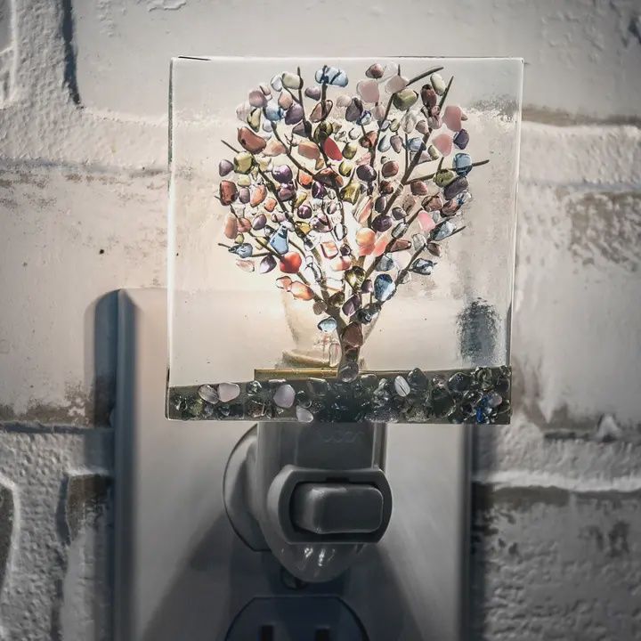 J Devlin Nightlight Fall Tree Nightlight