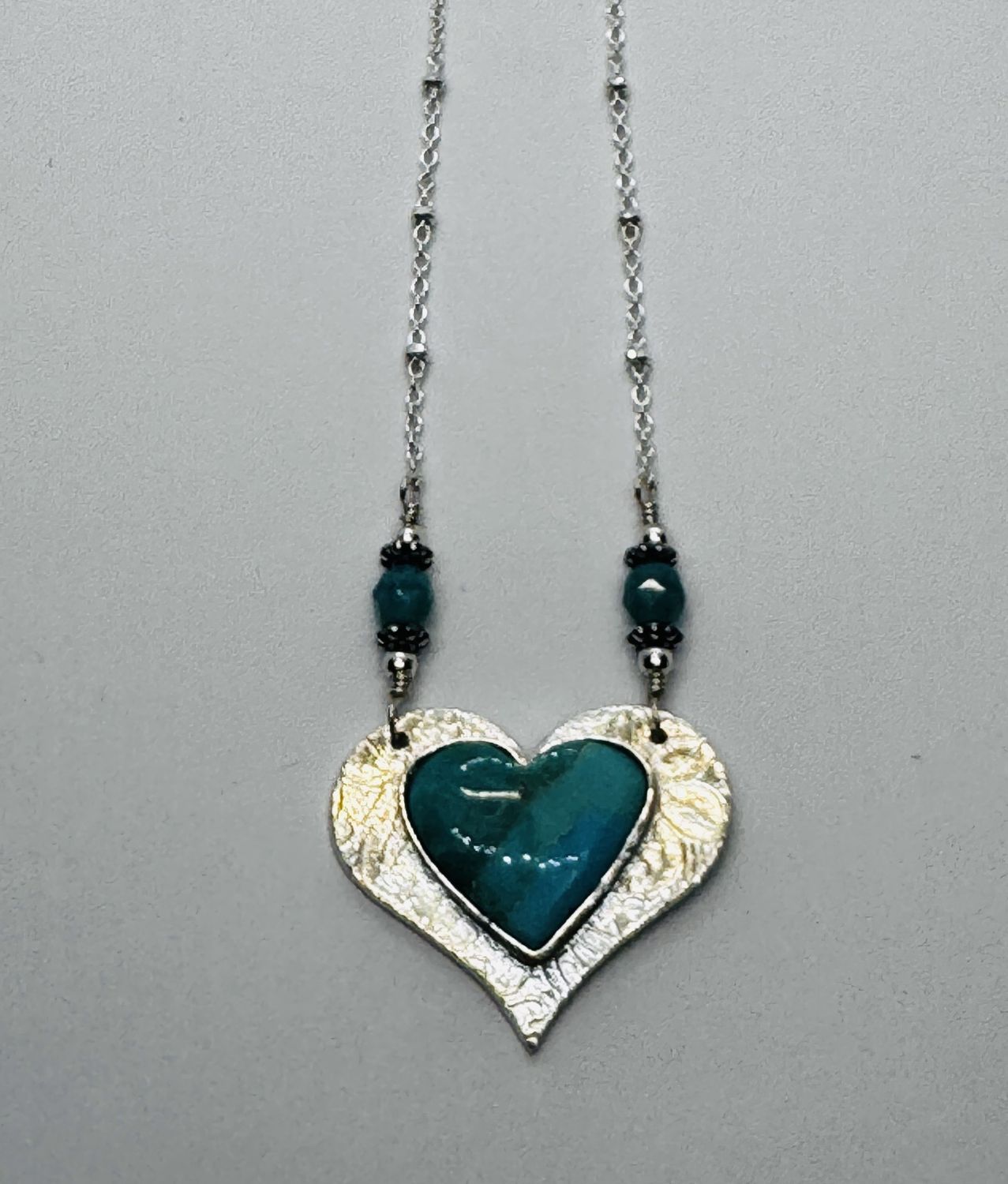 Estancia Necklace Kingman Mojave Turquoise Heart