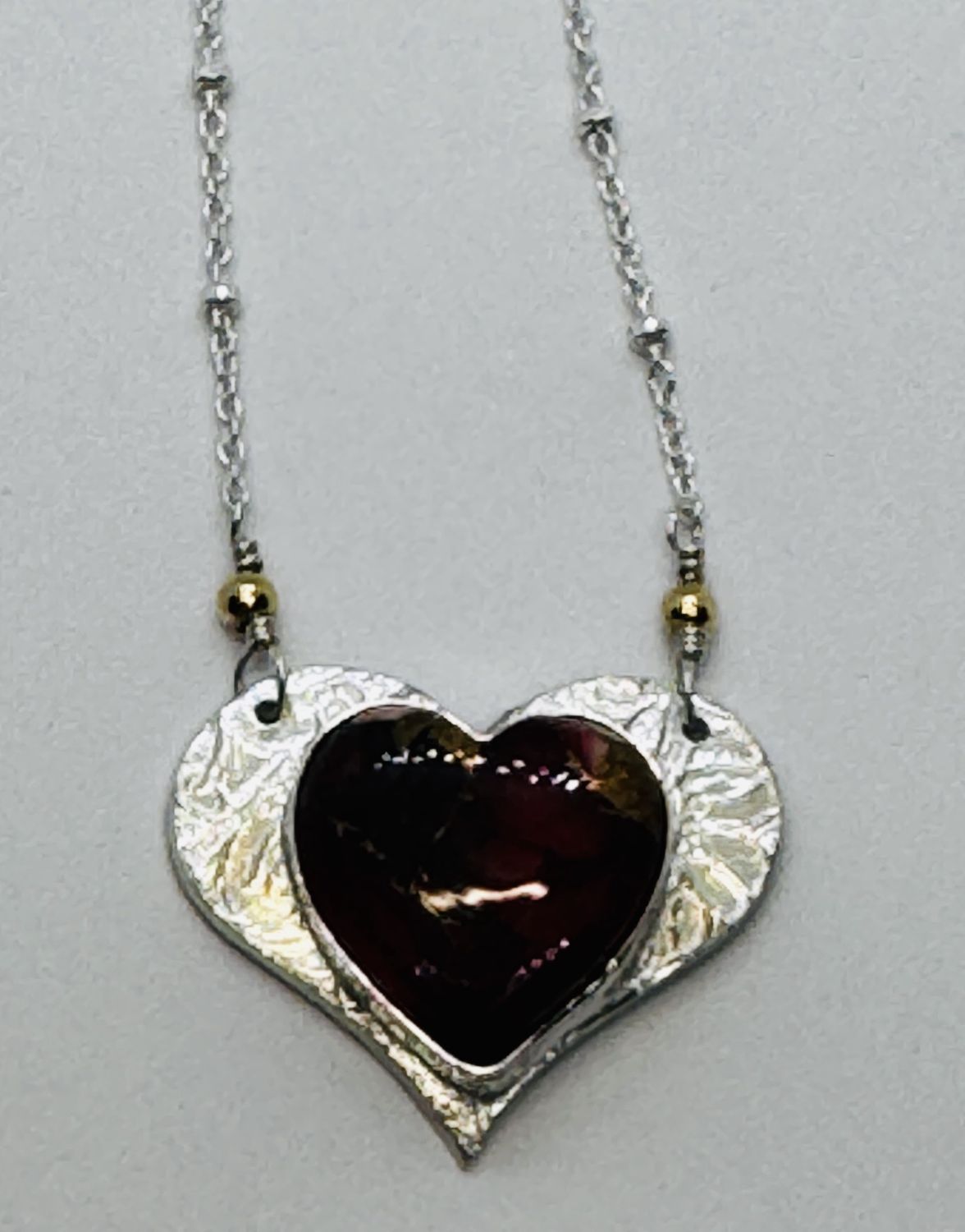 Estancia Necklace Rose Dahlia Mojave Turquoise Heart