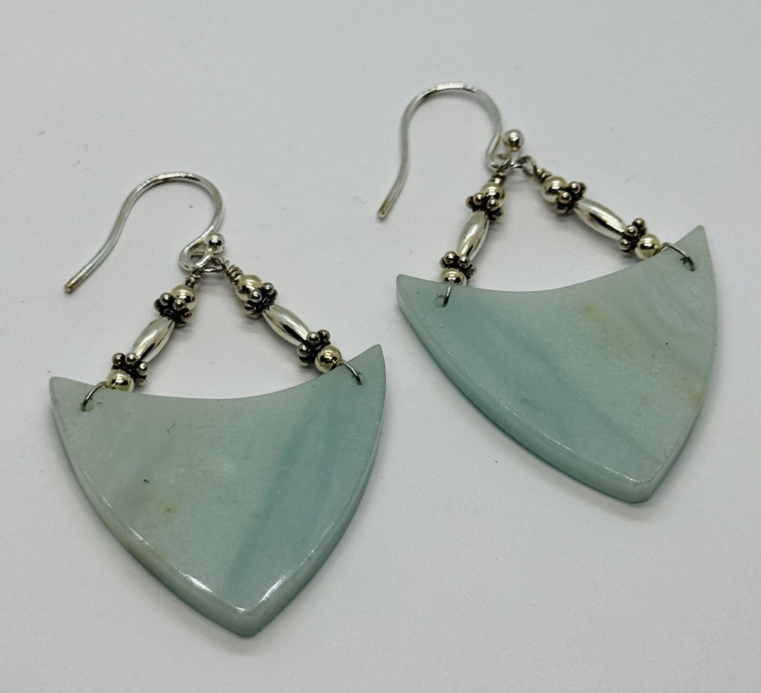 Estancia Earrings Amazonite Triangles