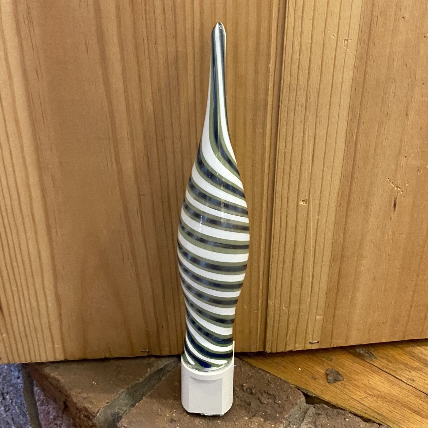 Probstein Glass Nightlight Green/Blue/White Slim