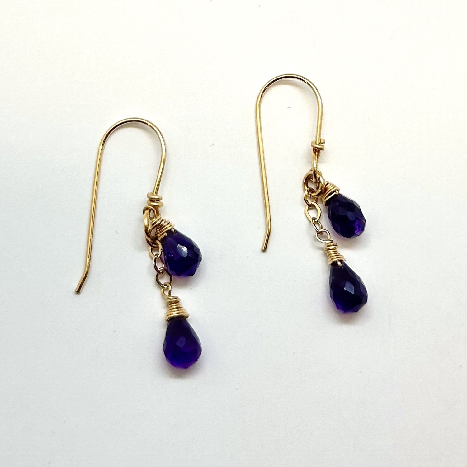 Robb Earring Amethyst Loop Hook