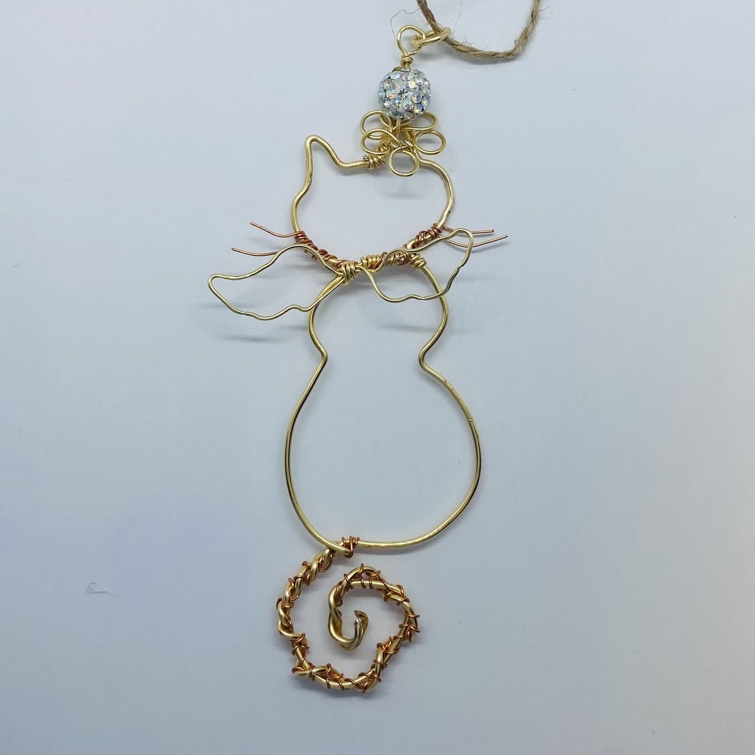Unique Creations Angel Cat Ornament