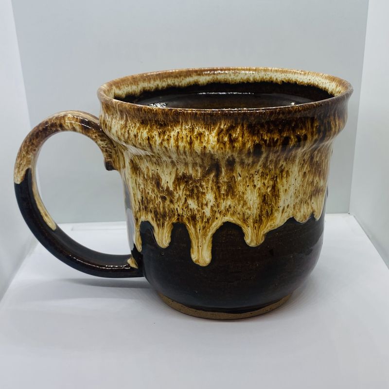 Okechukwu Soup Mug Brown Drip Glaze 6