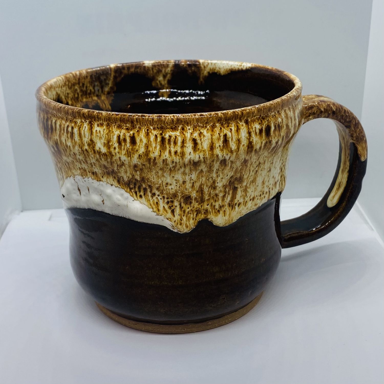 Okechukwu Soup Mug Brown Drip Glaze 5