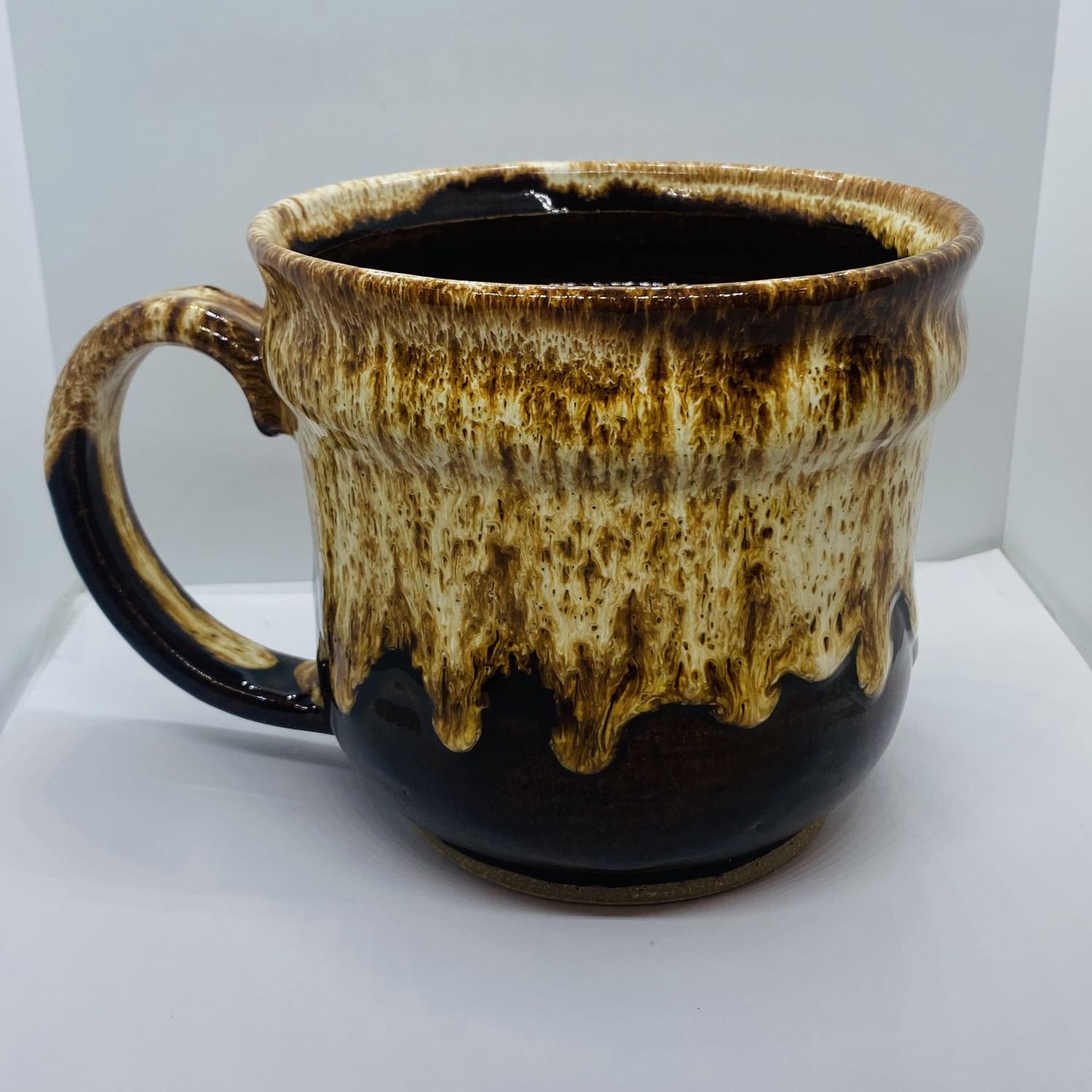 Okechukwu Soup Mug Brown Drip Glaze