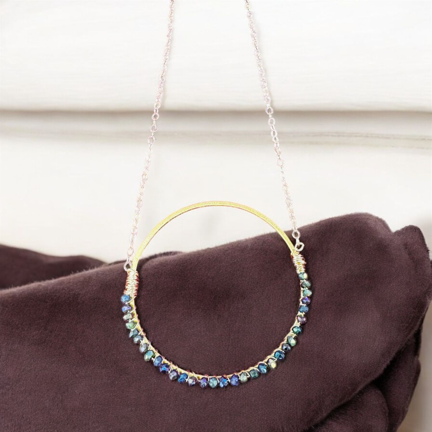 Robb Necklace Wrapped Mystic Pyrite