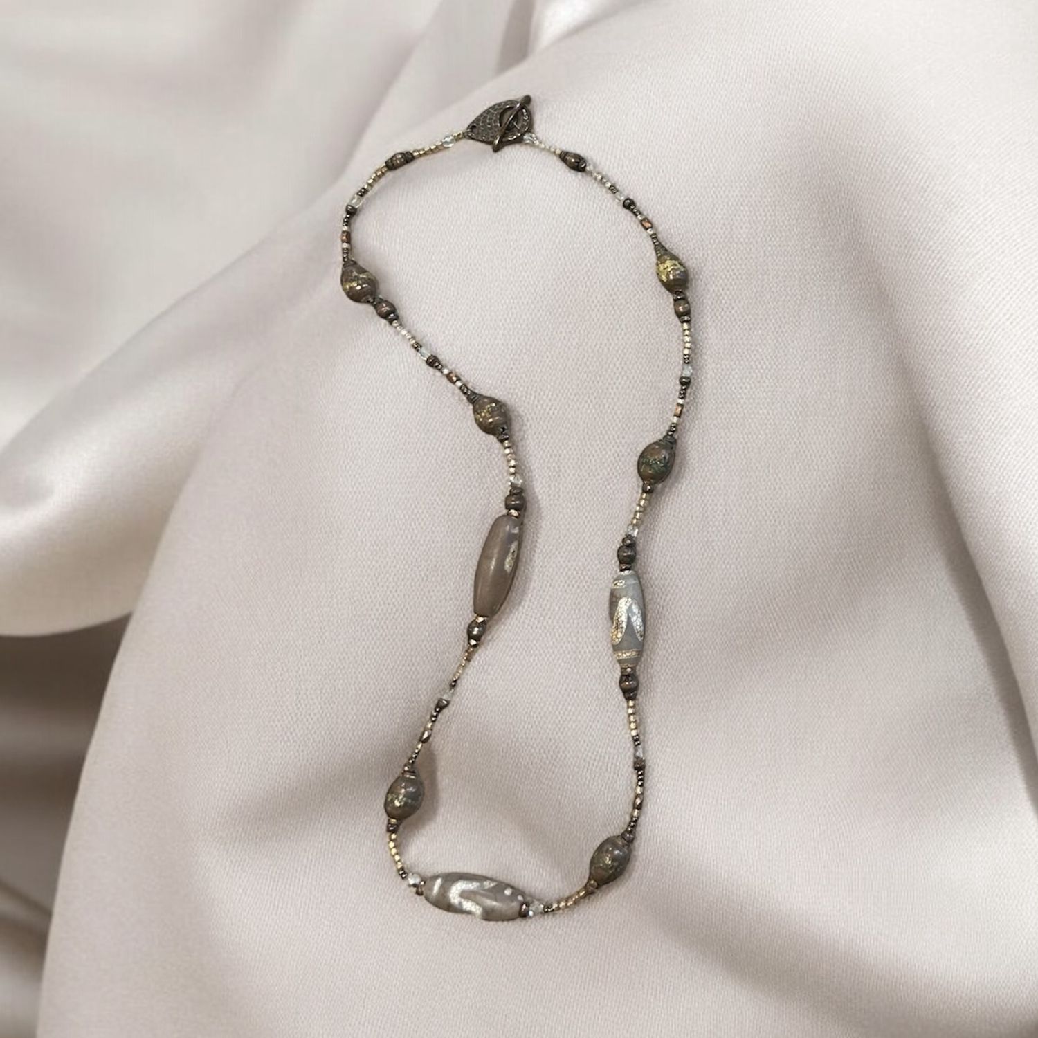 Lynn Nadeau Necklace African Glass 151N