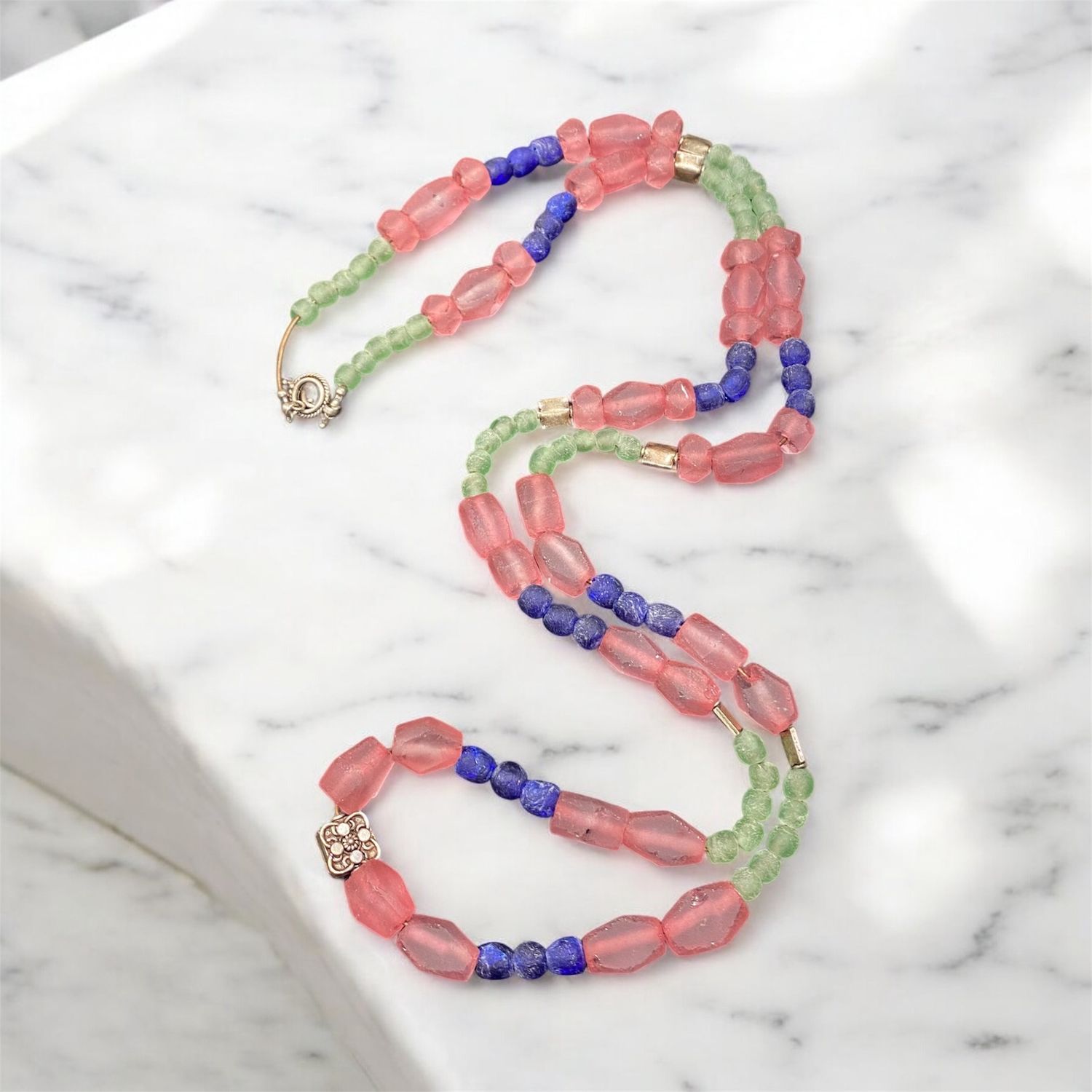 Nadeau Necklace African Recycled Glass