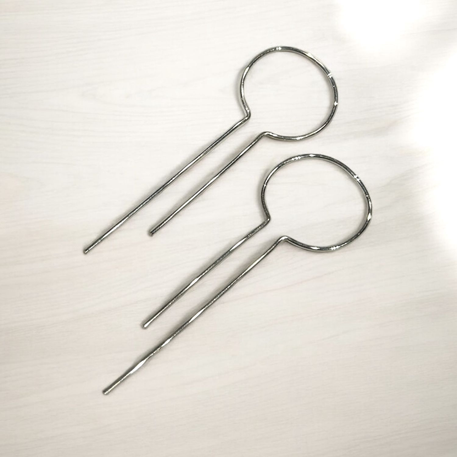 Sunshine On Water Silver Ear Threaders