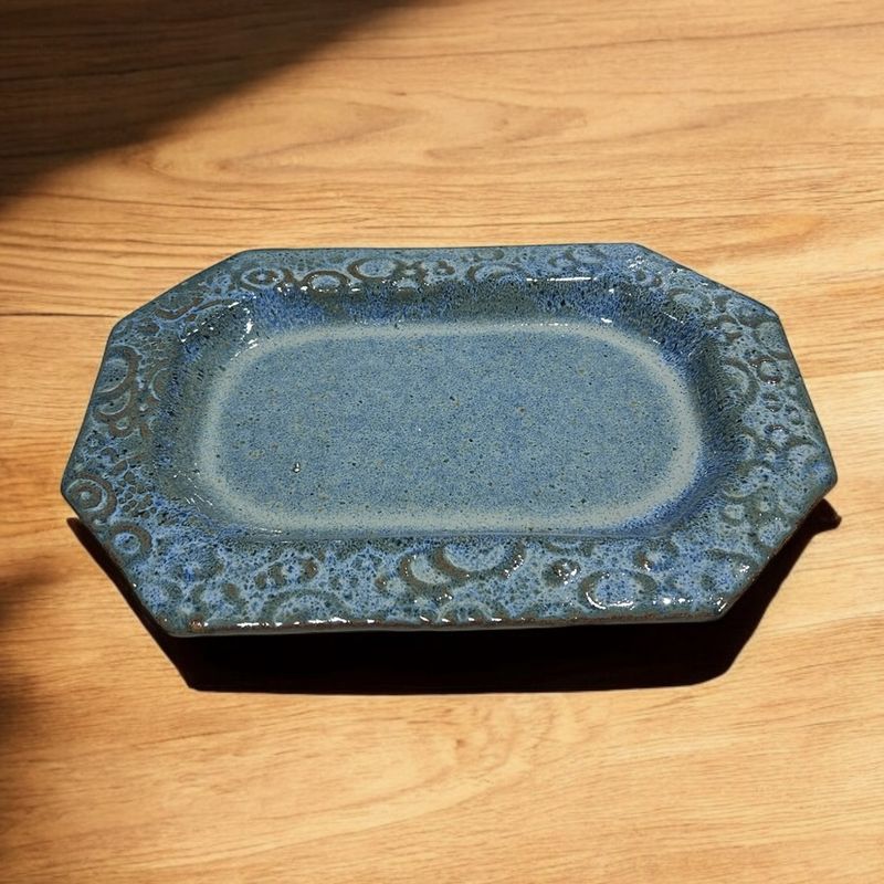 Johnson Tray Blue Rectangle