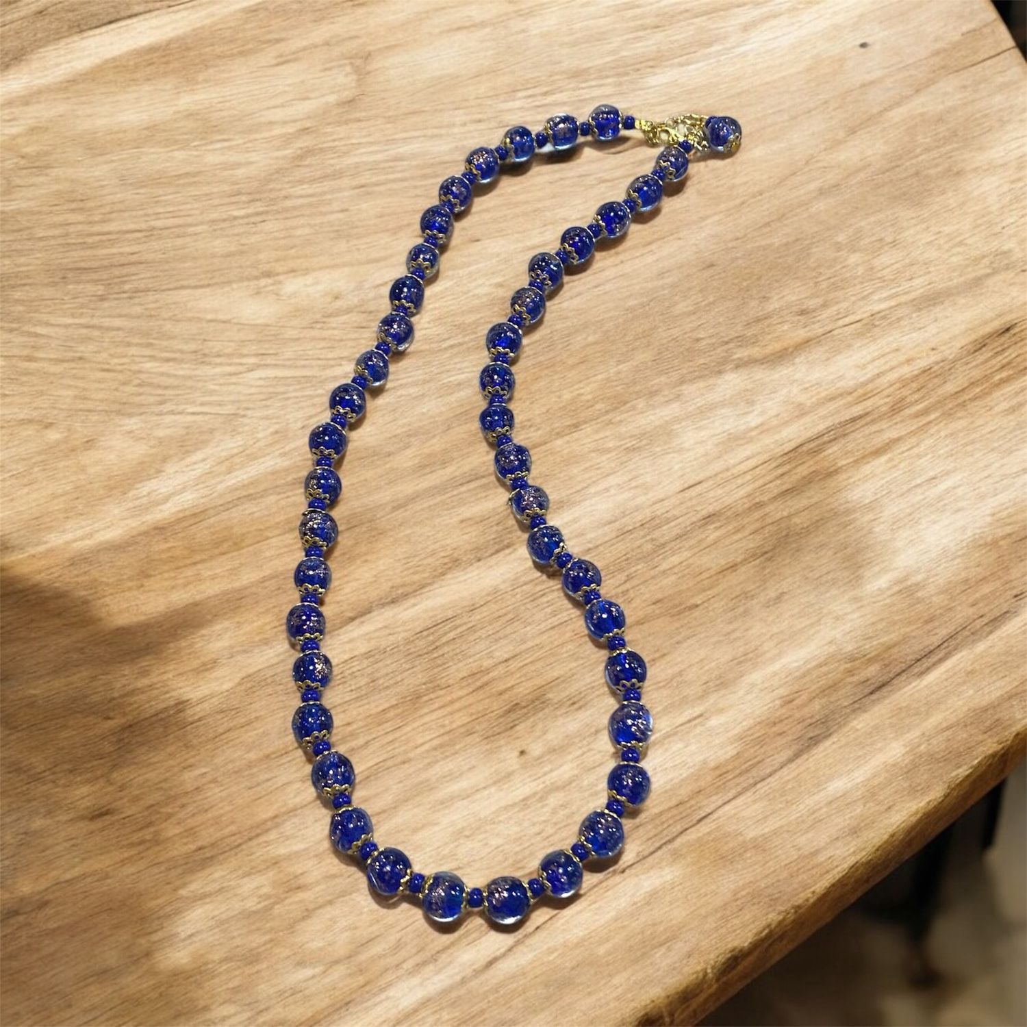Sturzinger Necklace Luna Sommerso Blue Charm