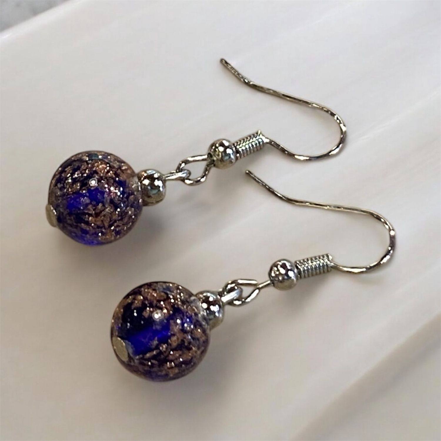 Sturzinger Earring Luna Sommerso Blue Charm