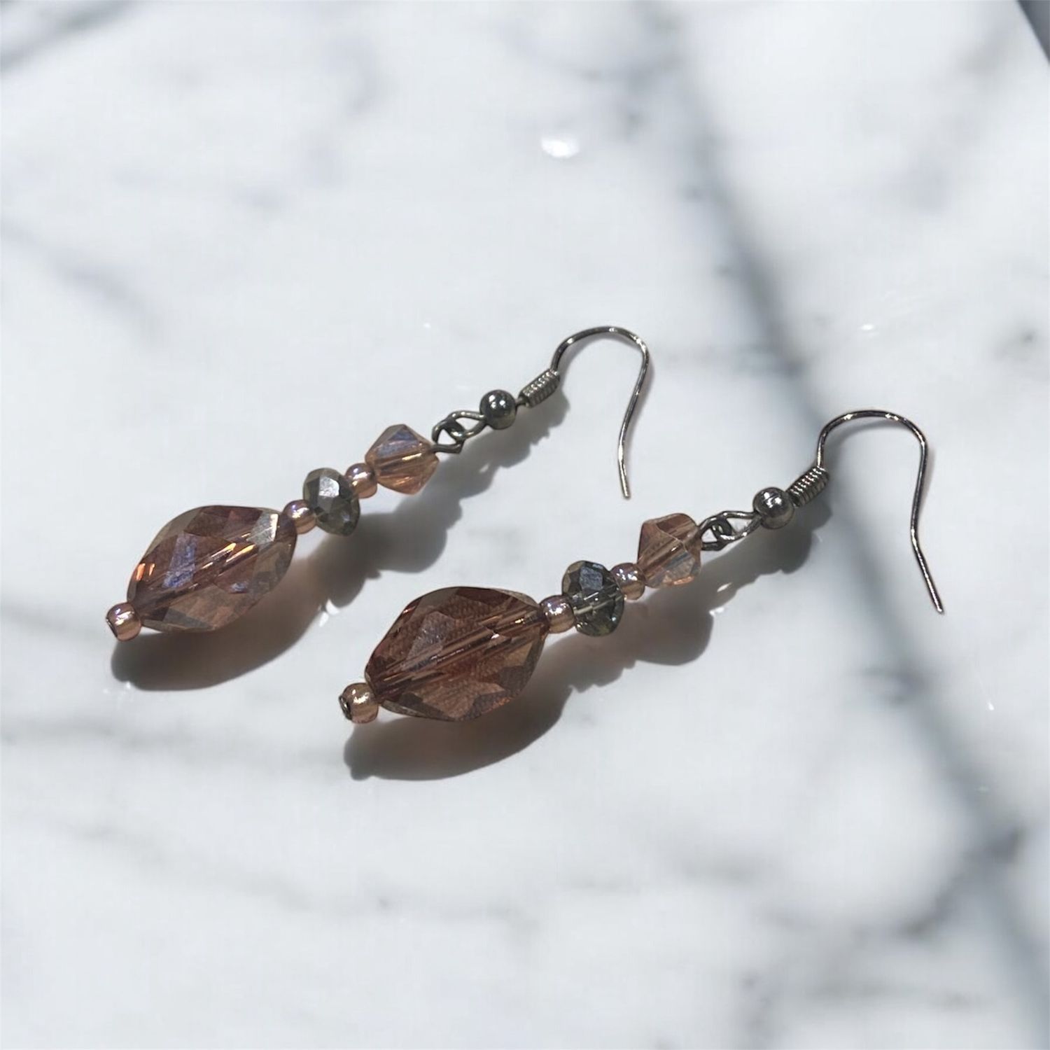 Nadeau Earring Czech Glass Beads
