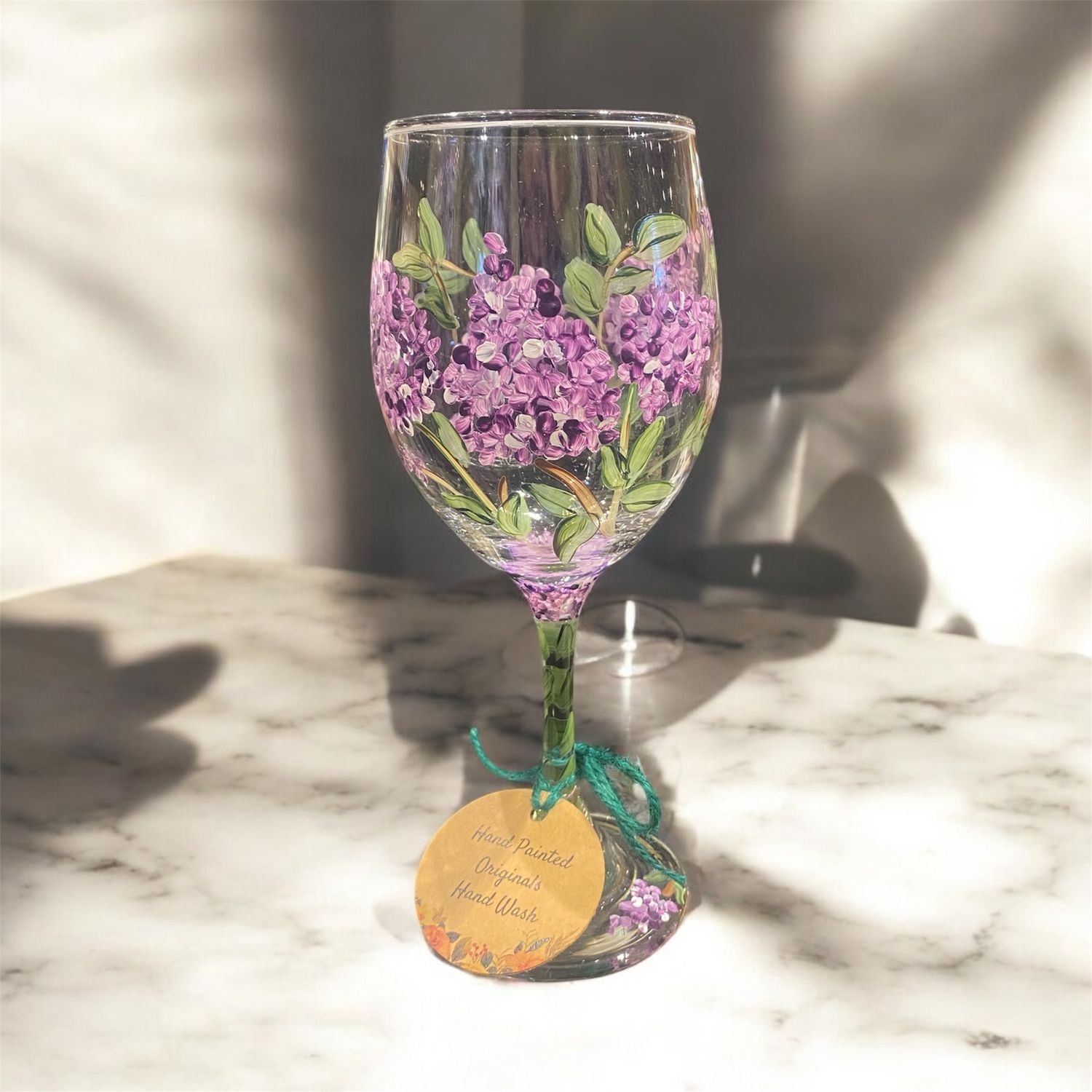 Sydney 14oz Purple Lilac Wine Glass