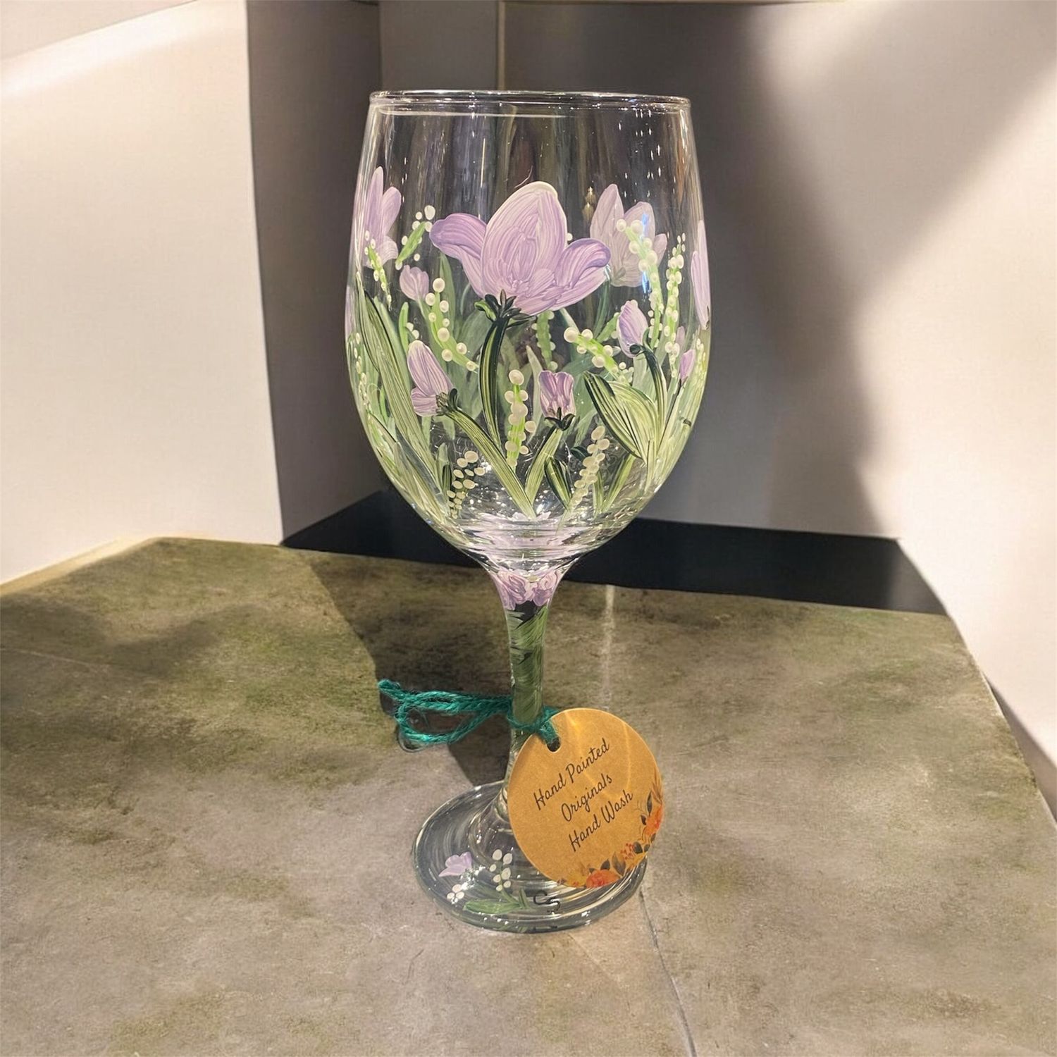 Snyder 20oz Lavender Tulip Wine Glass