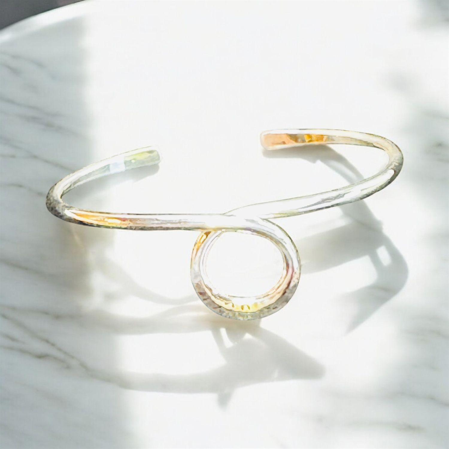 Gray Bracelet Circle Bangel