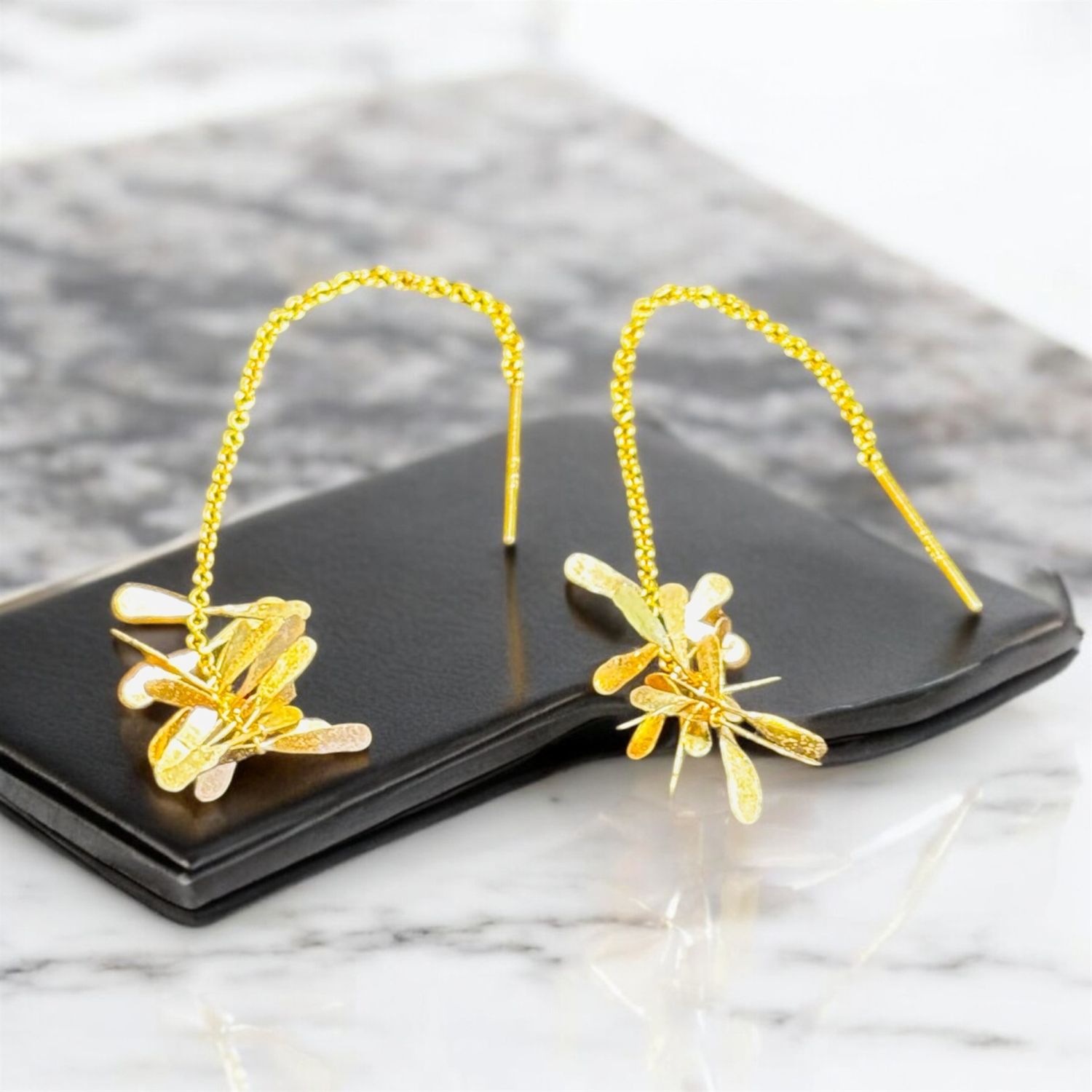 Zuzko Earring Gold Tassle