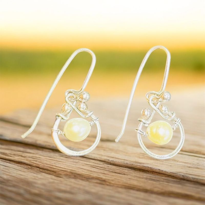 Zuzko Earrings Horseshoe Pearls