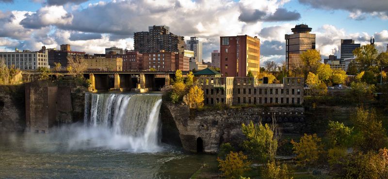 George Wallace Print High Falls Dynamic