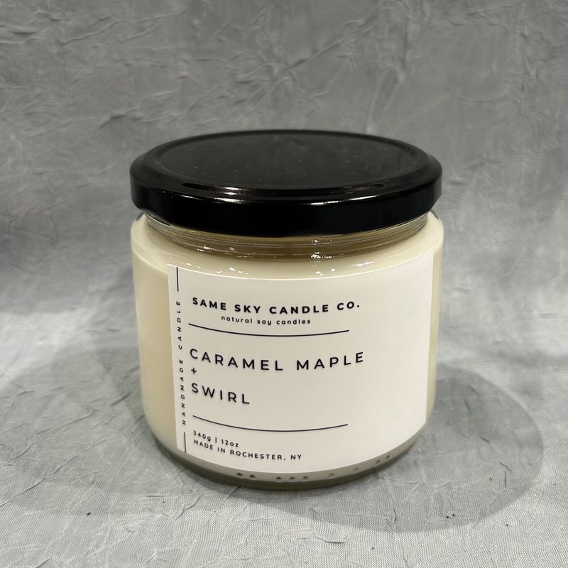 Same Sky Candle 12oz Caramel Maple Swirl