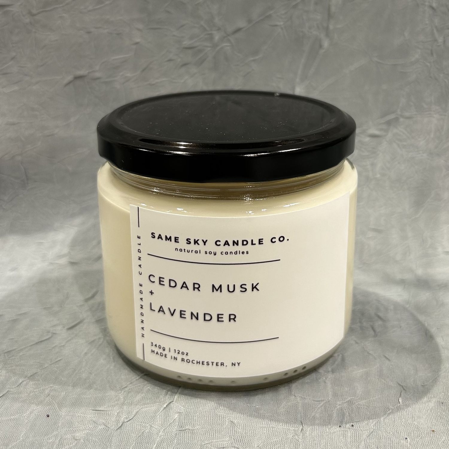 Same Sky Candle 12 oz Cedar Musk and Lavender