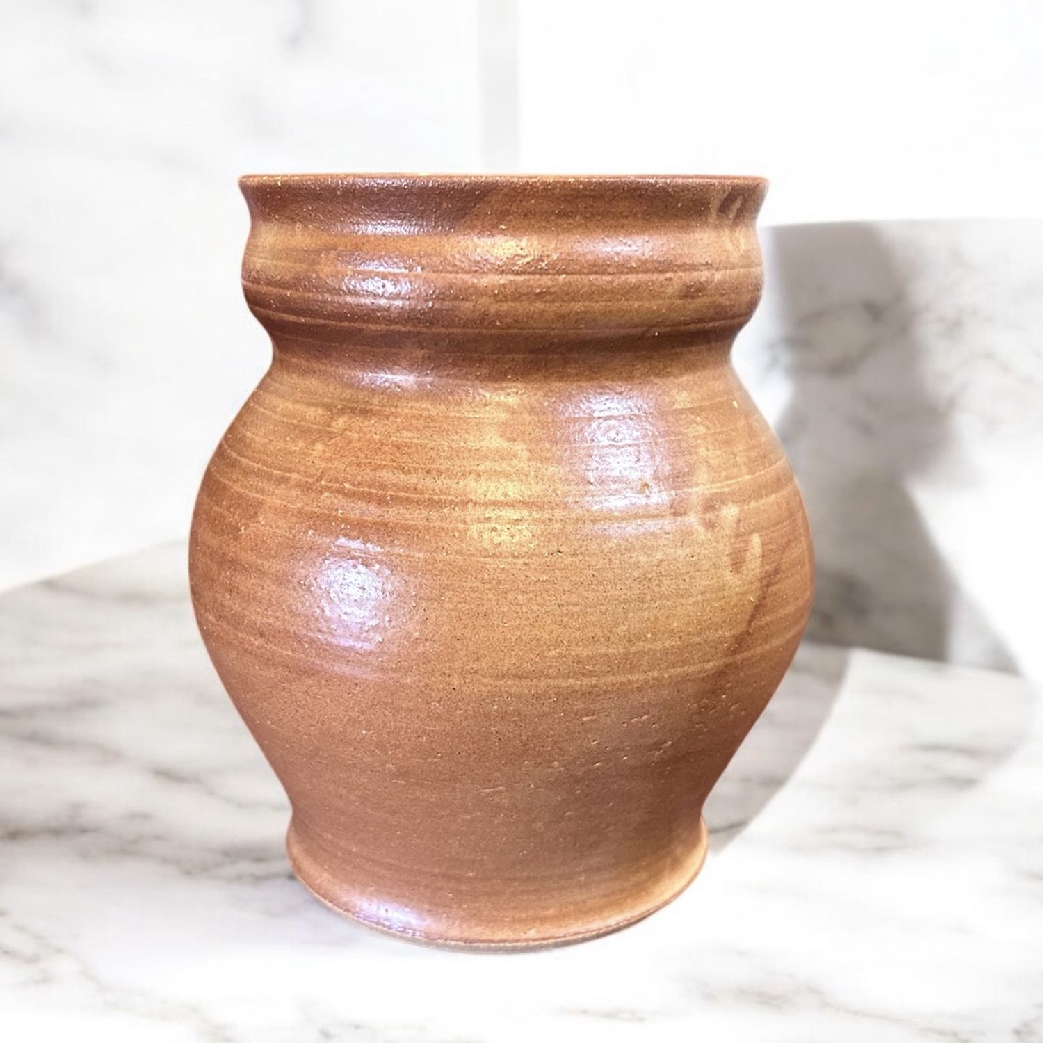 Okechukwu Vase Large Round Tan